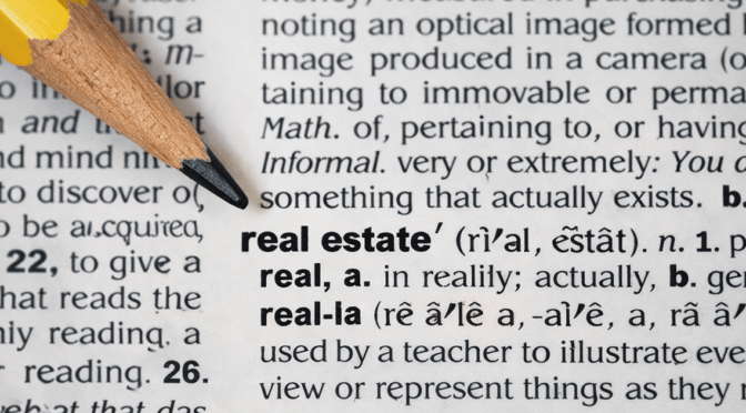 Common Real Estate Terms