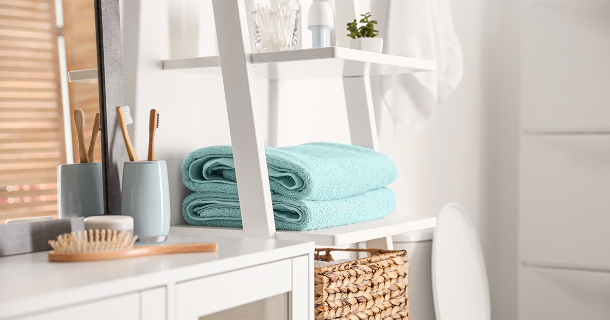 Affordable Updates accessories in bathroom