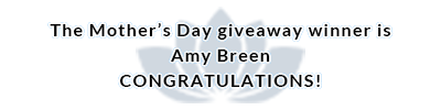 Mother's Day giveaway winner announcement