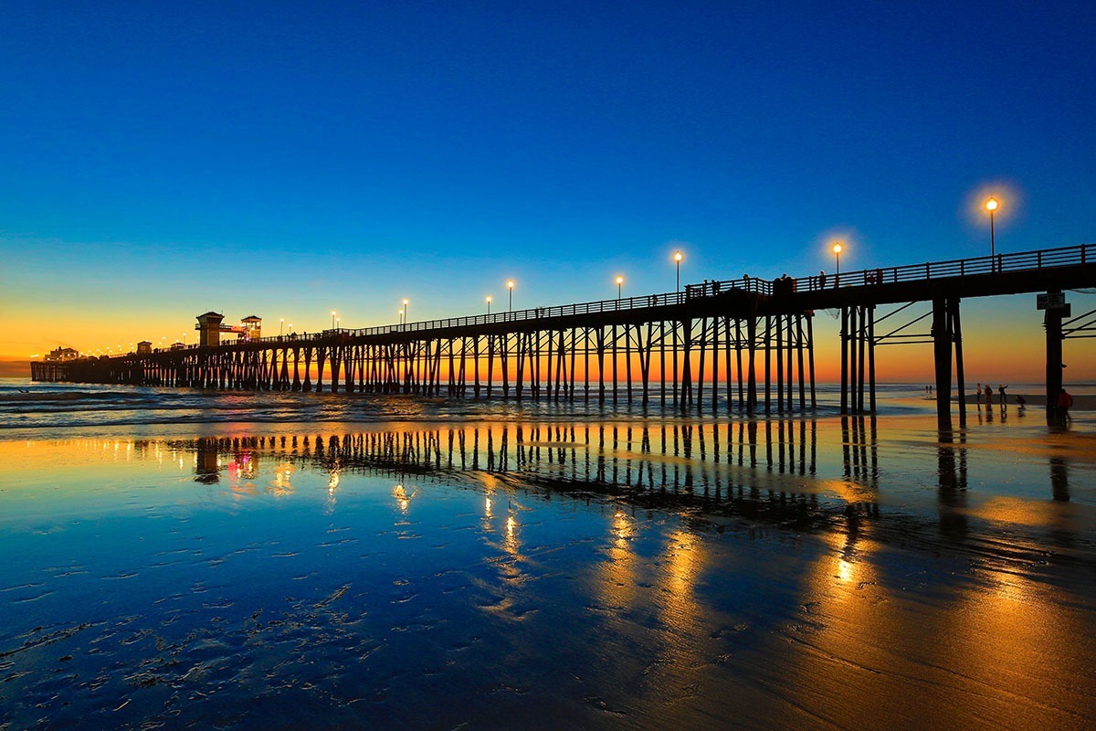 Oceanside Pier in Oceanside, California